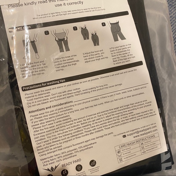 Ready Pard workout leggings running compression tights tummy control shapewear - Picture 11 of 12